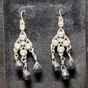 Crysta Beaded Dangle Earrings